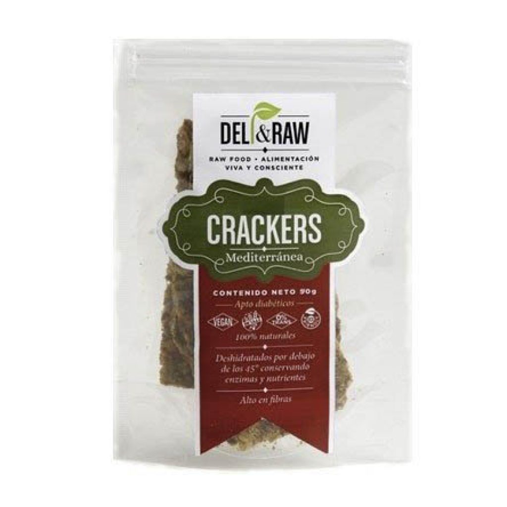 Crackers DELI & RAW Mediterranea x 90gr INDIGO