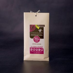 Cacao Orgánico 70% con Arándanos x 50gr - Andino Natural