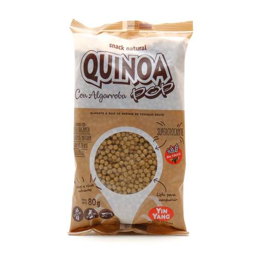 Quinoa Pop con algarroba sin tacc Yin Yang x 80gr