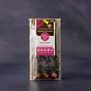 Cacao Orgánico 70% con Mix de Frutos Secos x 85gr - Andino Natural