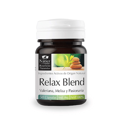 Relax Blend (Valeriana-Melisa-Pasionaria) x 50 cápsulas - Natier