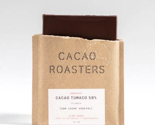 Cacao Orgánico 50% con Leche Vegetal x 40gr - Cacao Roasters