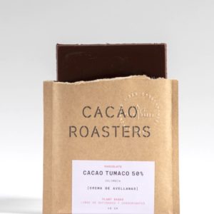 Cacao Orgánico 50% con Crema de Avellanas x 40gr - Cacao Roasters